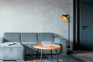 Lampadaire Lik - Noir et doré - 40 W - 145 cm