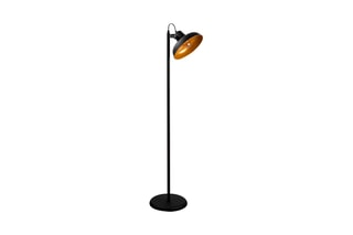 Lampadaire Lik - Noir et doré - 40 W - 145 cm