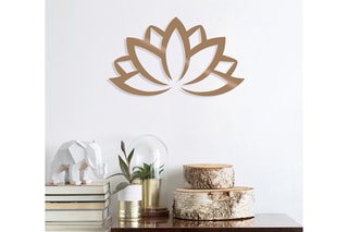 Décoration murale Lotus Flower 2 - Cuivré - 65 x 35 cm