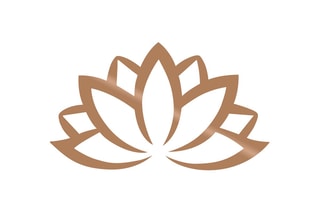 Décoration murale Lotus Flower 2 - Cuivré - 65 x 35 cm