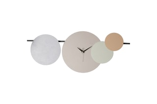 Horloge murale Maxico - Bleu et gris - 75 x 30 cm