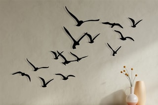 14 décorations murales - Noir - 69 x 41 x 7 cm