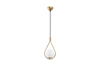 Suspension Mudoni - Doré et noir - 40 W
