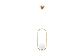 Suspension Mudoni - Doré et noir - 40 W