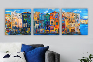 Triptyque - 30 x 30 cm