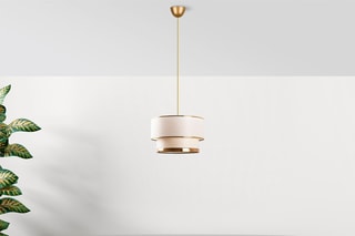 Suspension Cake - Blanc et doré - 45-60 W