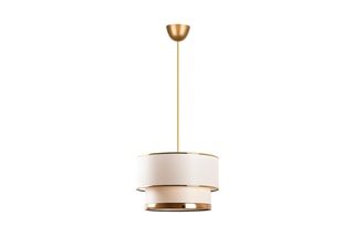 Suspension Cake - Blanc et doré - 45-60 W