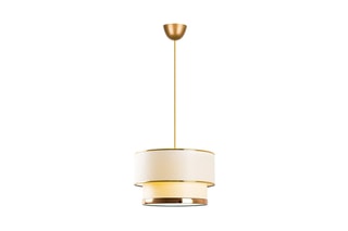 Suspension Cake - Blanc et doré - 45-60 W
