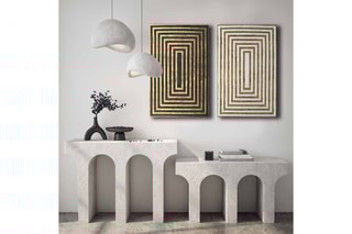 2 tableaux en pin - 45 x 70 cm