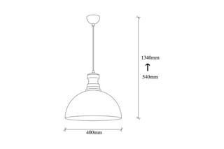 Suspension Berceste - Doré - 100 W