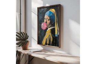 Tableau "La jeune fille à la perle" Vermeer - 50 x 70 cm