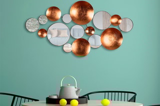 Décoration murale Lumos - 116 x 60 cm  - Cuivré