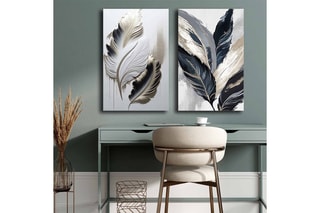 2 tableaux - 95 x 70 cm