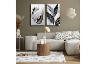 2 tableaux - 95 x 70 cm
