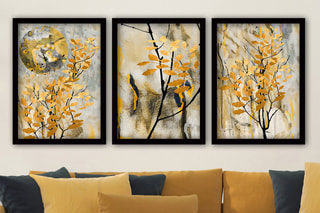 3 tableaux - 35 x 45 cm