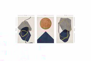 3 tableaux - 45 x 70 cm