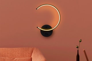 Applique murale LED Moon - Noir - 12 W