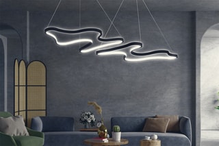 Suspension LED - noir - 60-80 W