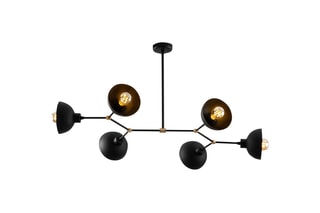 Suspension - Noir - 6 x 40 W
