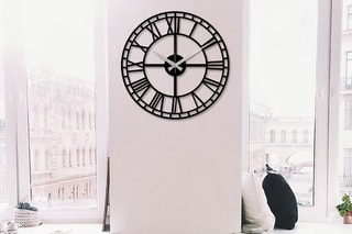 Horloge Enzoclock - 48 cm - Noir