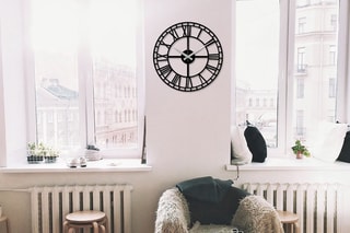 Horloge Enzoclock - 48 cm - Noir