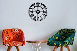Horloge Enzoclock - 48 cm - Noir