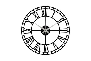 Horloge Enzoclock - 48 cm - Noir