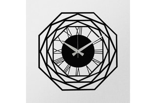 Horloge murale - 48 x 48 cm - Noir