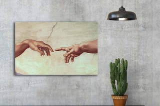 Tableau "La Création d'Adam" - Michel-Ange - 45 x 70 cm - Reproduction