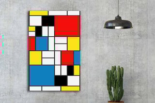 Tableau - Piet Mondrian - 45 x 70 cm - Reproduction