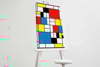 Tableau - Piet Mondrian - 45 x 70 cm - Reproduction
