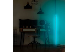 Lampadaire Lumos - Noir et bleu - 60 W