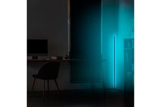 Lampadaire Lumos - Noir et bleu - 60 W