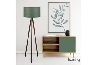 Lampadaire - Vert et marron - 60 W
