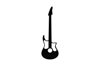 Applique murale LED Guitar - Noir - 20 W