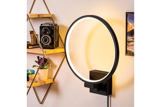 Applique murale LED Halka - Noir - 12 W