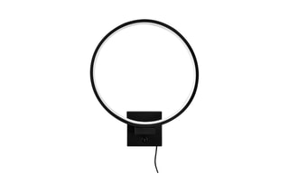 Applique murale LED Halka - Noir - 12 W