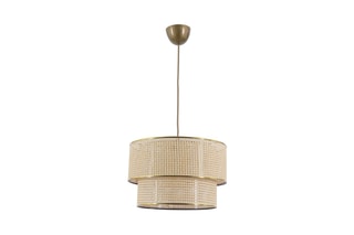 Suspension - Beige et doré - 45 - 60 W