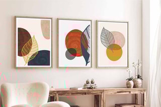 3 tableaux Huhu209 - 70 x 50 cm