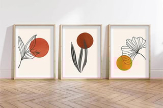 3 tableaux Huhu215 - 70 x 50 cm