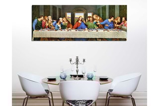 Tableau "La Cène" Leonardo De Vinci - 30 x 80 cm - Reproduction