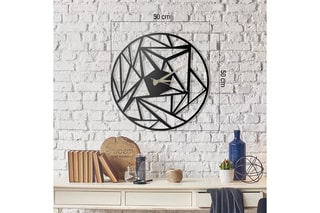Horloge Perspektif - 50 cm - Noir