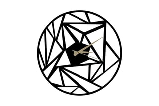 Horloge Perspektif - 50 cm - Noir