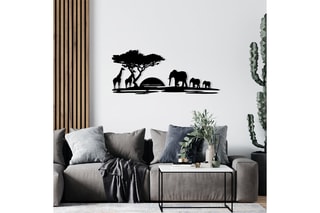 Décoration murale Primavera - Noir - 68 x 28 cm