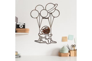Décoration murale Rusty Astro - Marron - 44 x 70 cm