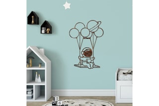 Décoration murale Rusty Astro - Marron - 44 x 70 cm