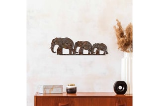 Décoration murale Rusty Elephant - Marron - 15 x 50 cm