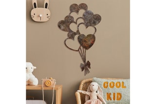 Décoration murale Rusty Heart - Marron - 21 x 35 cm