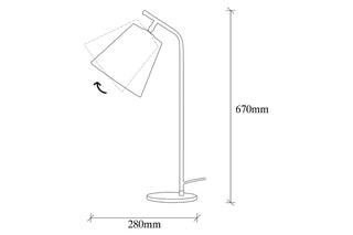 Lampe à poser - Noir - 40 W