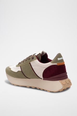 Baskets plateformes - Kaki